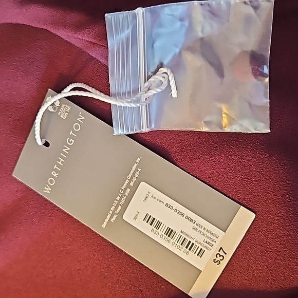 Worthington Brown Blouse - Picture 8 of 11